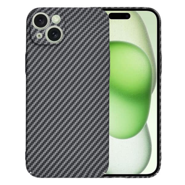 Techsuit Carbonite FiberShell Μαύρη (iPhone 15 Plus)