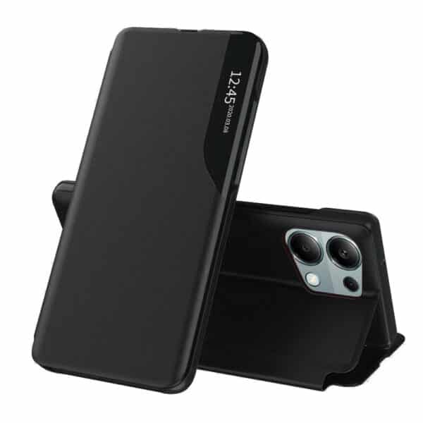 Techsuit eFold Series Μαύρη (Xiaomi Redmi Note 13 Pro 4G / Poco M6 Pro 4G)
