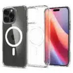 Spigen Ultra Hybrid MagFit Ανθεκτικό Πλαστικό Διάφανη/Λευκή (iPhone 16 Pro) ACS08129