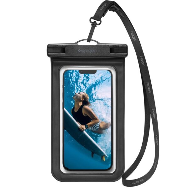 Spigen - Αδιάβροχη Θήκη (A601)  - IPX8, για Κινητά 3.5 - 7" - Μαύρο