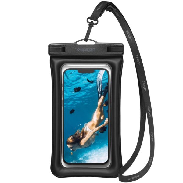 Spigen - Αδιάβροχη Θήκη (A610) - IPX8, για Κινητά, max 6.9" - Μαύρο