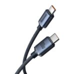 Baseus - Data Cable Crystal Shine (CAJY000701) - Type-C to Type-C, 100W, 2m - Μαύρο - Image 2