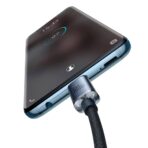 Baseus - Data Cable Crystal Shine (CAJY000701) - Type-C to Type-C, 100W, 2m - Μαύρο - Image 3