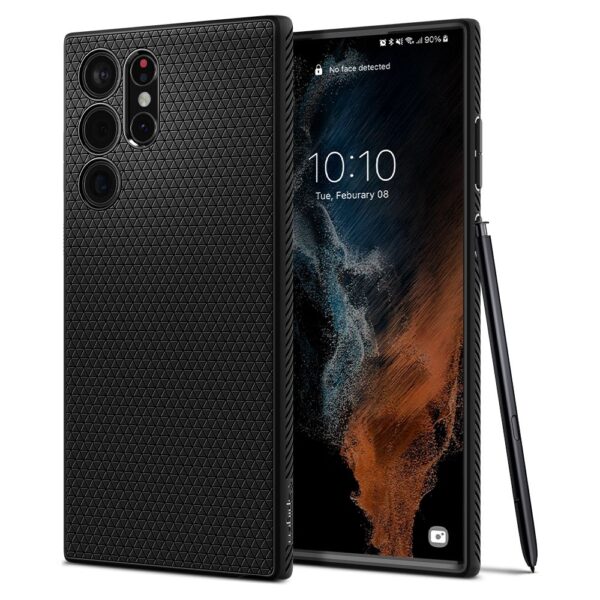 Spigen - Liquid Air - Samsung Galaxy S22 Ultra - Μαύρο