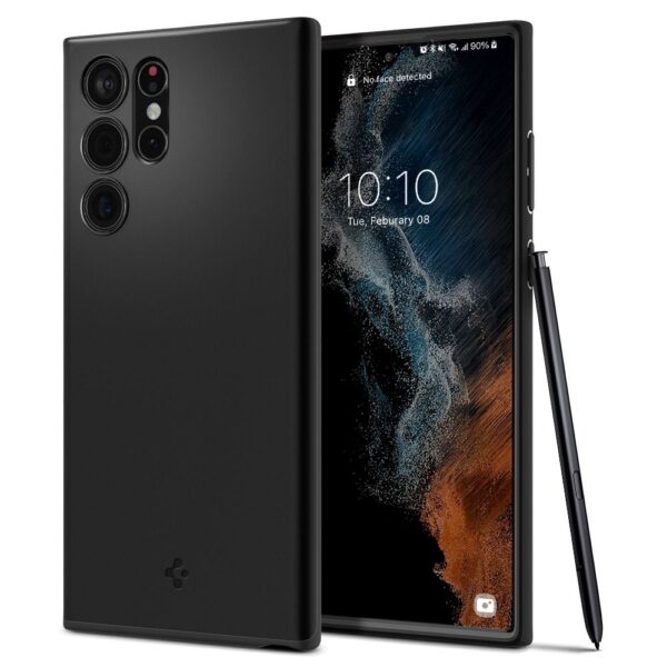 Spigen - Thin Fit - Samsung Galaxy S22 Ultra - Μαύρο