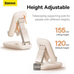 Baseus - Βάση Γραφείου Seashell Series (B10551500411-00) - Foldable, Height Adjustable - Baby Ροζ - Image 5