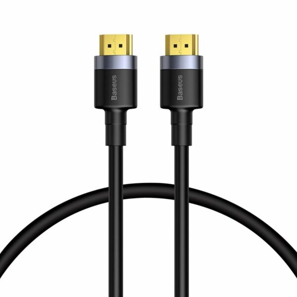 Baseus - Video Cable Cafule (CADKLF-E01) - HDMI to HDMI, 4K, 60Hz, 18Gbps, 1m - Μαύρο