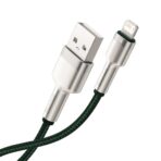 Baseus - Data Cable Cafule Series Metal (CALJK-B06) - USB to Lightning 2.4A, 2m - Πράσινο - Image 2