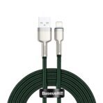 Baseus - Data Cable Cafule Series Metal (CALJK-B06) - USB to Lightning 2.4A, 2m - Πράσινο