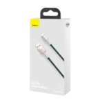 Baseus - Data Cable Cafule Series Metal (CALJK-B06) - USB to Lightning 2.4A, 2m - Πράσινο - Image 7