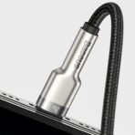 Baseus - Data Cable Cafule Series Metal (CALJK-B06) - USB to Lightning 2.4A, 2m - Πράσινο - Image 6