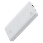 Baseus - Power Bank Airpow Lite (P10067500213-00) - USB, Type-C, 15W, 10000mAh, with Cable Type-C, 30cm - Λευκό