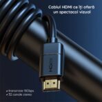 Baseus - Video Cable (CAKGQ-D01) - HDMI to HDMI, High Definition, 5m - Μαύρο - Image 6
