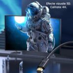 Baseus - Video Cable (CAKGQ-D01) - HDMI to HDMI, High Definition, 5m - Μαύρο - Image 4