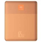 Baseus - Power Bank Blade (P10063801733-00) - 2x Type-C, 65W, 12000mAh, Digital Display, with Cable USB-C - Πορτοκαλί