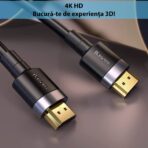 Baseus - Video Cable Cafule (CADKLF-G01) - HDMI to HDMI, 4K, 3m - Μαύρο - Image 6