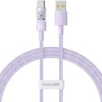 Baseus - Data Cable Gem (P10373002511-01) - USB to Type-C, Super Fast Charging 100W, 2m - Nebula Μώβ