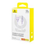 Baseus - Data Cable Gem (P10373002511-01) - USB to Type-C, Super Fast Charging 100W, 2m - Nebula Μώβ - Image 7
