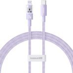Baseus - Data Cable Gem (P10373001511-00) - USB-C to Lightning, Fast Charging 20W, 1m - Nebula Μώβ