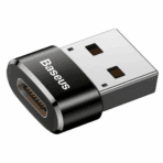 Baseus - OTG Adapter (CAAOTG-01) - Type-C to USB, Plug & Play, 3A - Μαύρο - Image 2