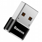 Baseus - OTG Adapter (CAAOTG-01) - Type-C to USB, Plug & Play, 3A - Μαύρο - Image 3