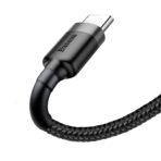 Baseus - Data Cable Cafule (CATKLF-UG1) - USB to Type-C, 2A, 3m - Γκρί Μαύρο - Image 2