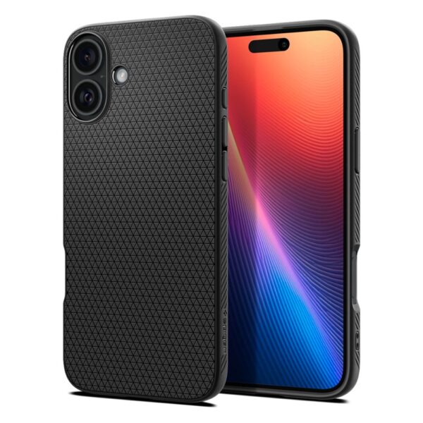 Spigen - Liquid Air - iPhone 16 - Matte Μαύρο