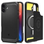 Spigen - Rugged Armor MagSafe - iPhone 16 - Matte Μαύρο
