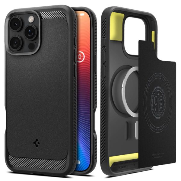 Spigen - Rugged Armor MagSafe- iPhone 16 Pro Max - Matte Μαύρο
