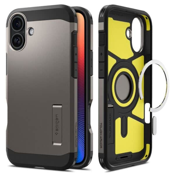 Spigen - Tough Armor MagSafe - iPhone 16 - Gunmetal