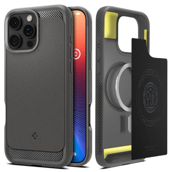 Spigen - Rugged Armor MagSafe- iPhone 16 Pro Max - Γκρί