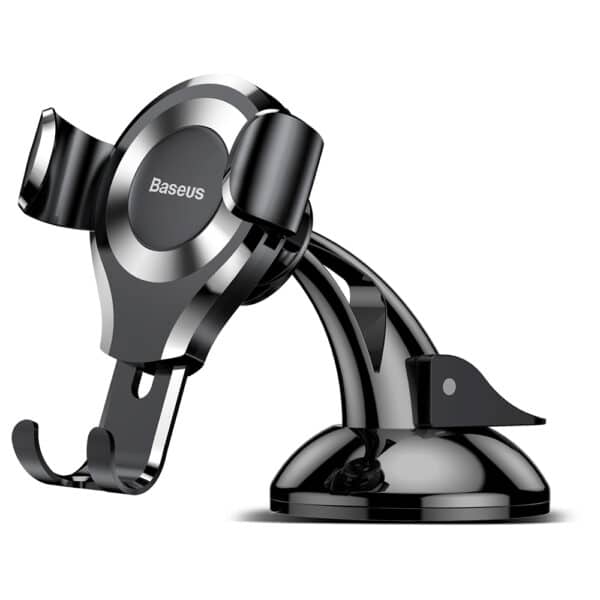 Baseus - Βάση Στήριξης Αυτοκινήτου Osculum (SUYL-XP0S)  - Gravity Grip για Dashboard, Windshield - Μαύρο / Silver