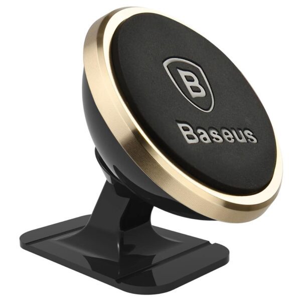 Baseus - Βάση Στήριξης Αυτοκινήτου 360° Degree (SUCX140015) - Magnetic Grip για Dashboard, Windshield - Luxury Χρυσό