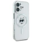 Karl Lagerfeld - IML MagSafe (KLHMP16SHLSCHH) - iPhone 16 - Λευκό Metal Choupette`s Head - Image 6