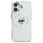 Karl Lagerfeld - IML MagSafe (KLHMP16SHLSCHH) - iPhone 16 - Λευκό Metal Choupette`s Head - Image 4