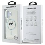 Karl Lagerfeld - IML MagSafe (KLHMP16SHLSCHH) - iPhone 16 - Λευκό Metal Choupette`s Head - Image 7