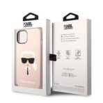 Karl Lagerfeld - Silicone MagSafe (KLHMP14MSLKHLP) - iPhone 14 Plus - Light Ροζ Karl`s Head - Image 7