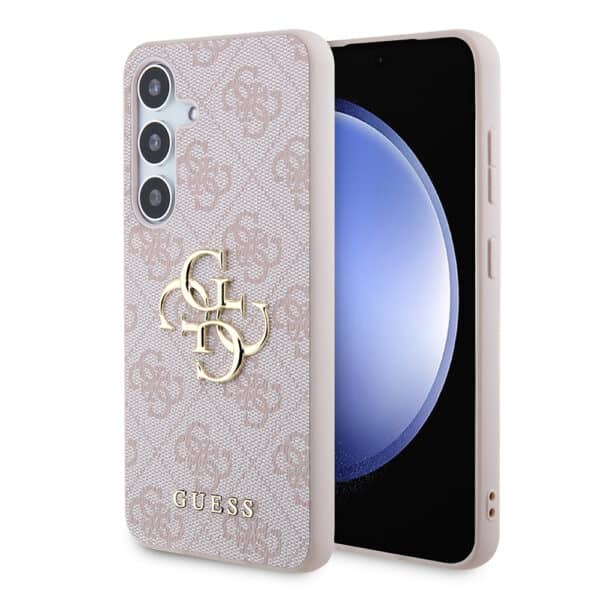 Guess - Hardcase 4G Big Metal Logo (GUHCS24S4GMGPI) - Samsung Galaxy S24 - Ροζ