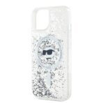 Karl Lagerfeld - Liquid Glitter MagSafe (KLHMP15MLGCHSGH) - iPhone 15 Plus - Διάφανο Choupette Head - Image 2