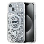 Karl Lagerfeld - Liquid Glitter MagSafe (KLHMP15MLGCHSGH) - iPhone 15 Plus - Διάφανο Choupette Head