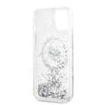 Karl Lagerfeld - Liquid Glitter MagSafe (KLHMP15MLGCHSGH) - iPhone 15 Plus - Διάφανο Choupette Head - Image 4