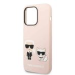 Karl Lagerfeld - Silicone MagSafe (KLHMP14XSSKCI) - iPhone 14 Pro Max - Light Ροζ Karl&Choupette - Image 4