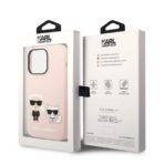 Karl Lagerfeld - Silicone MagSafe (KLHMP14XSSKCI) - iPhone 14 Pro Max - Light Ροζ Karl&Choupette - Image 7