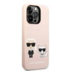 Karl Lagerfeld - Silicone MagSafe (KLHMP14XSSKCI) - iPhone 14 Pro Max - Light Ροζ Karl&Choupette - Image 6