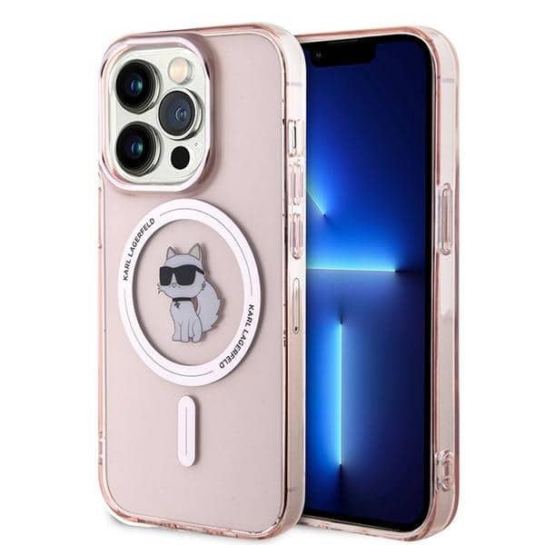 Karl Lagerfeld - IML MagSafe (KLHMP14XHFCCNOP) - iPhone 14 Pro Max - Ροζ Choupette
