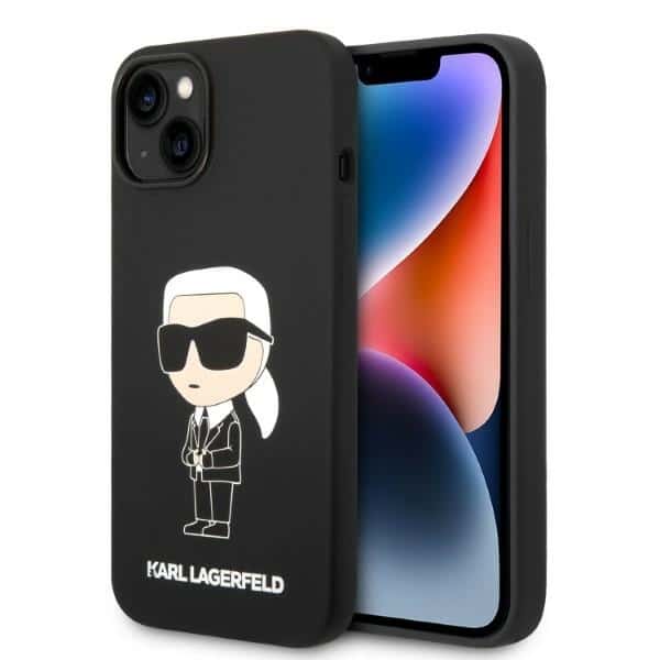 Karl Lagerfeld - Silicone MagSafe (KLHMP14MSNIKBCK) - iPhone 14 Plus - Ikonik