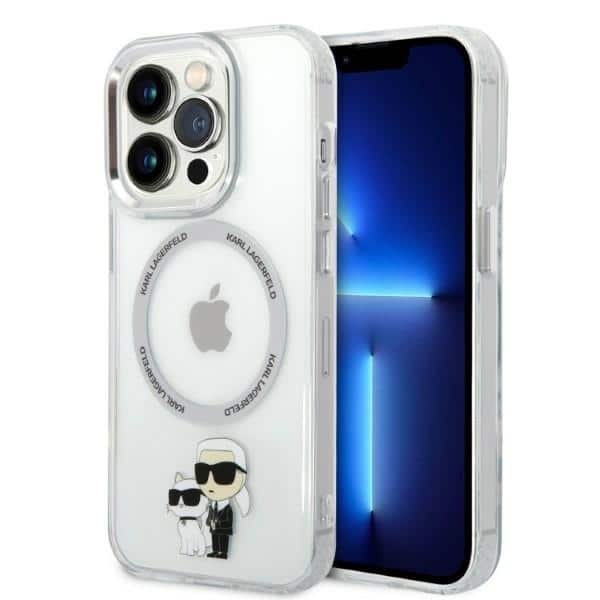 Karl Lagerfeld - Hardcase MagSafe (KLHMP14LHNKCIT) - iPhone 14 Pro - Διάφανο Iconic Karl&Choupette