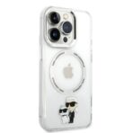 Karl Lagerfeld - Hardcase MagSafe (KLHMP14LHNKCIT) - iPhone 14 Pro - Διάφανο Iconic Karl&Choupette - Image 6