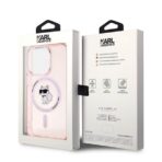 Karl Lagerfeld - IML MagSafe (KLHMP14LHFCCNOP) - iPhone 14 Pro - Ροζ Choupette - Image 7
