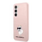 Karl Lagerfeld - Silicone (KLHCS23MSNCHBCP) - Samsung Galaxy S23 Plus - Ροζ Choupette - Image 3